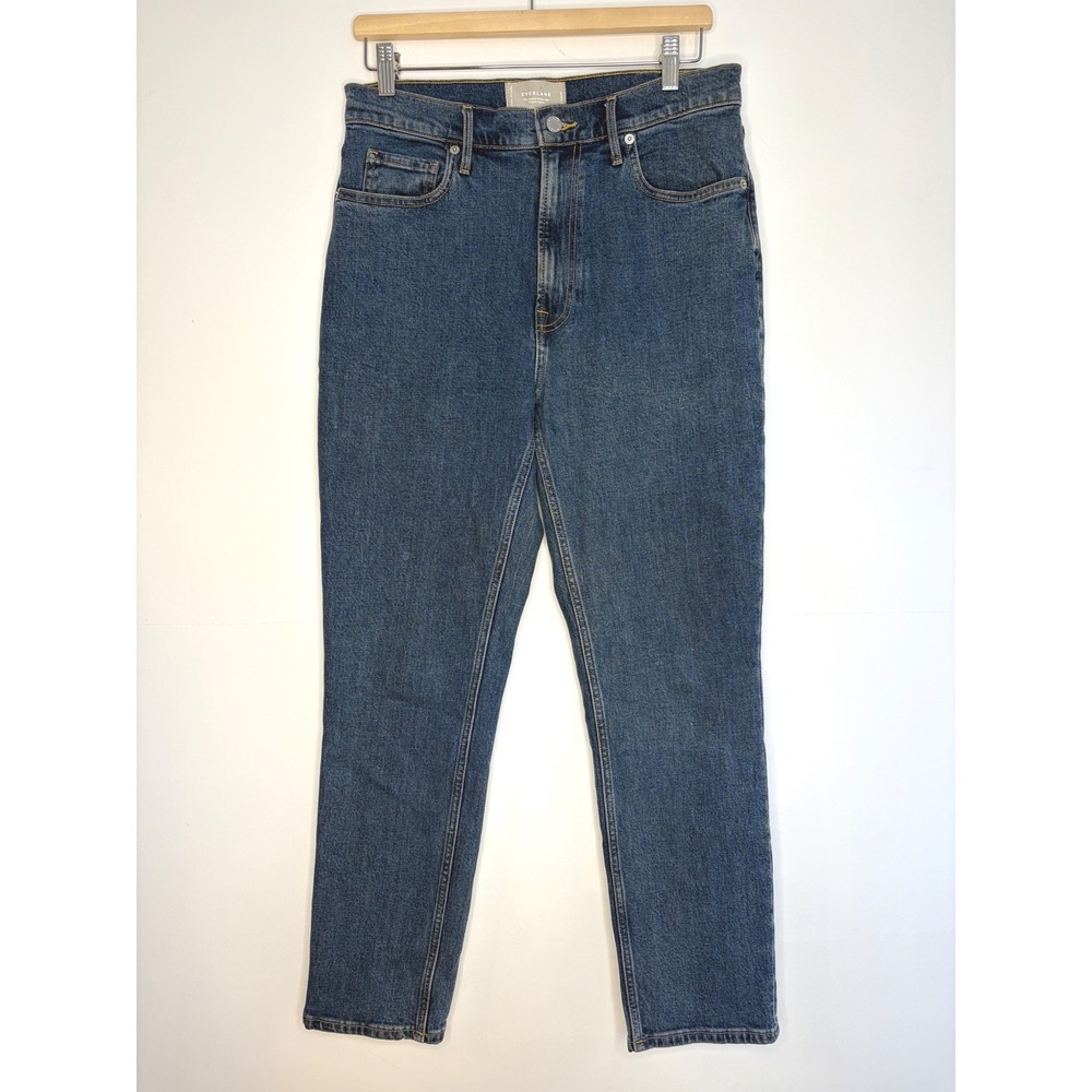 Everlane The Original Cheeky Jean Women 30 Regular Blue Denim High Rise Straight